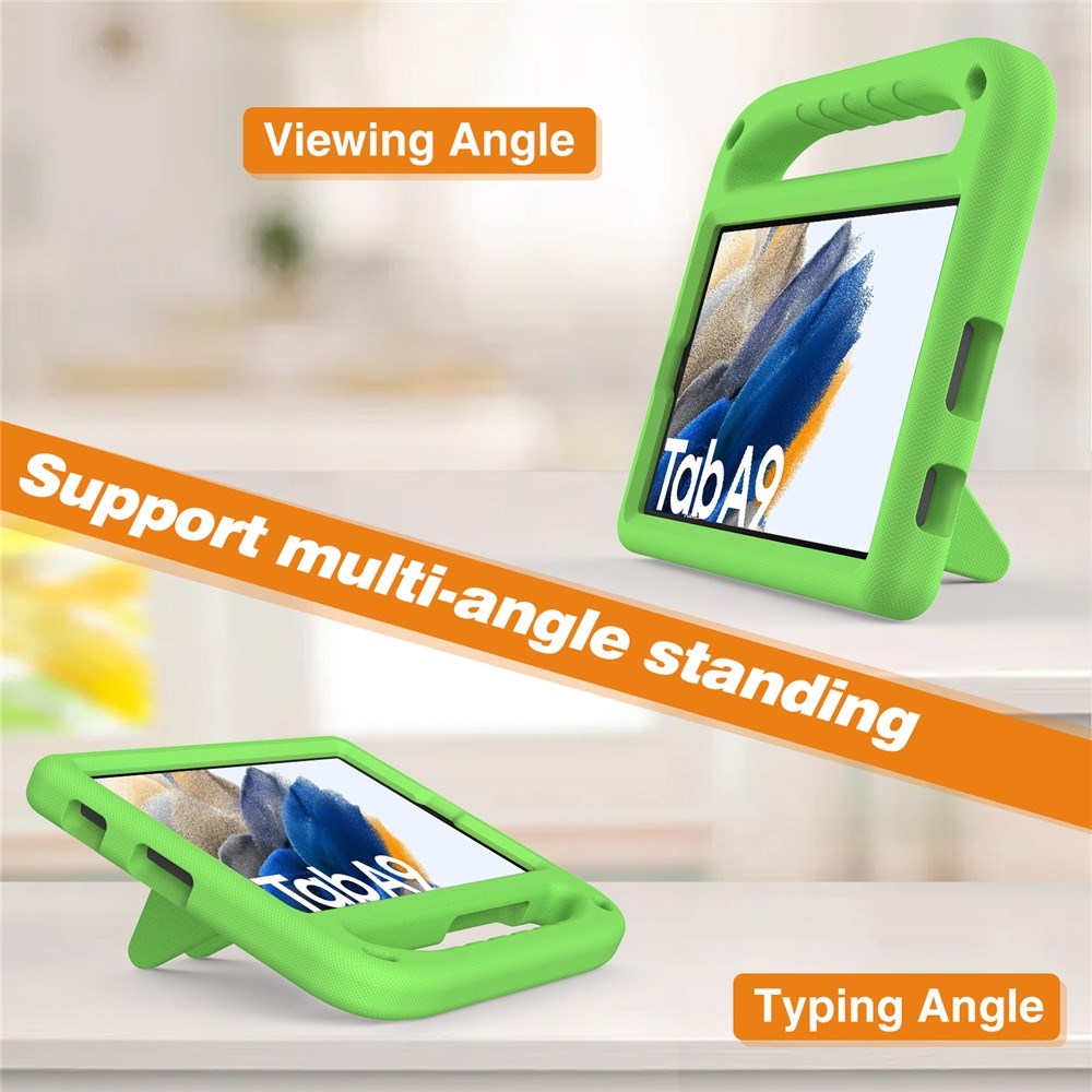 EIDERWOOD Samsung Galaxy Tab A11 / A9 Børnecover m. Kickstand - Grøn