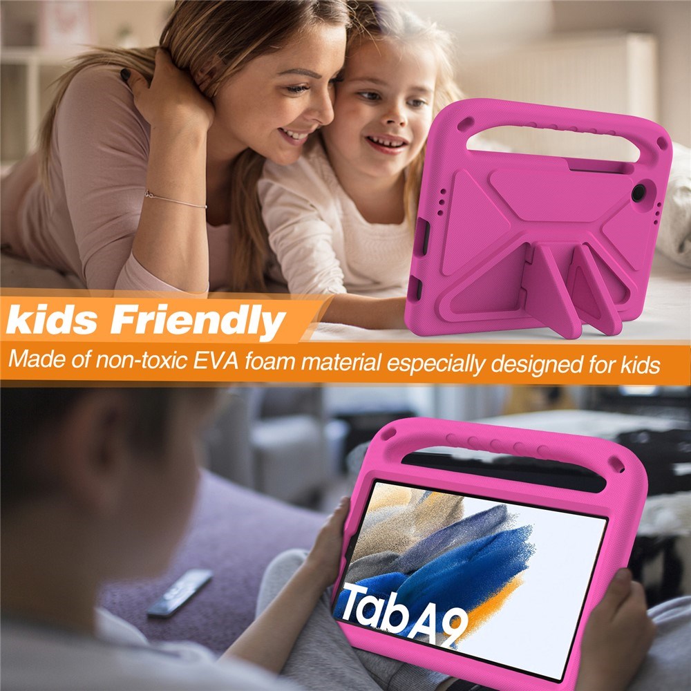 EIDERWOOD Samsung Galaxy Tab A11 / A9 Børnecover m. Kickstand - Lyserød