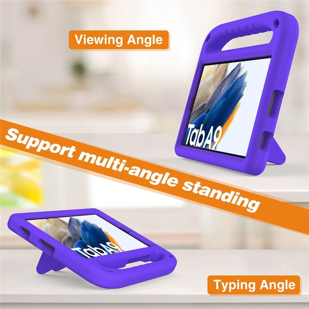 EIDERWOOD Samsung Galaxy Tab A11 / A9 Børnecover m. Kickstand - Lilla