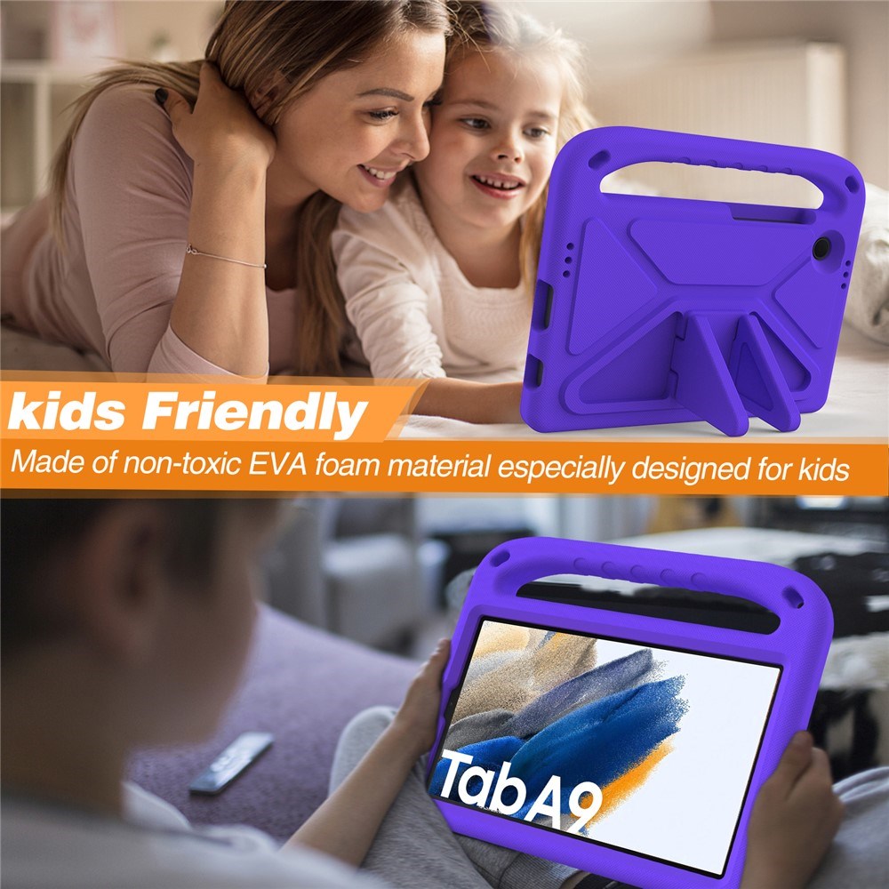 EIDERWOOD Samsung Galaxy Tab A11 / A9 Børnecover m. Kickstand - Lilla