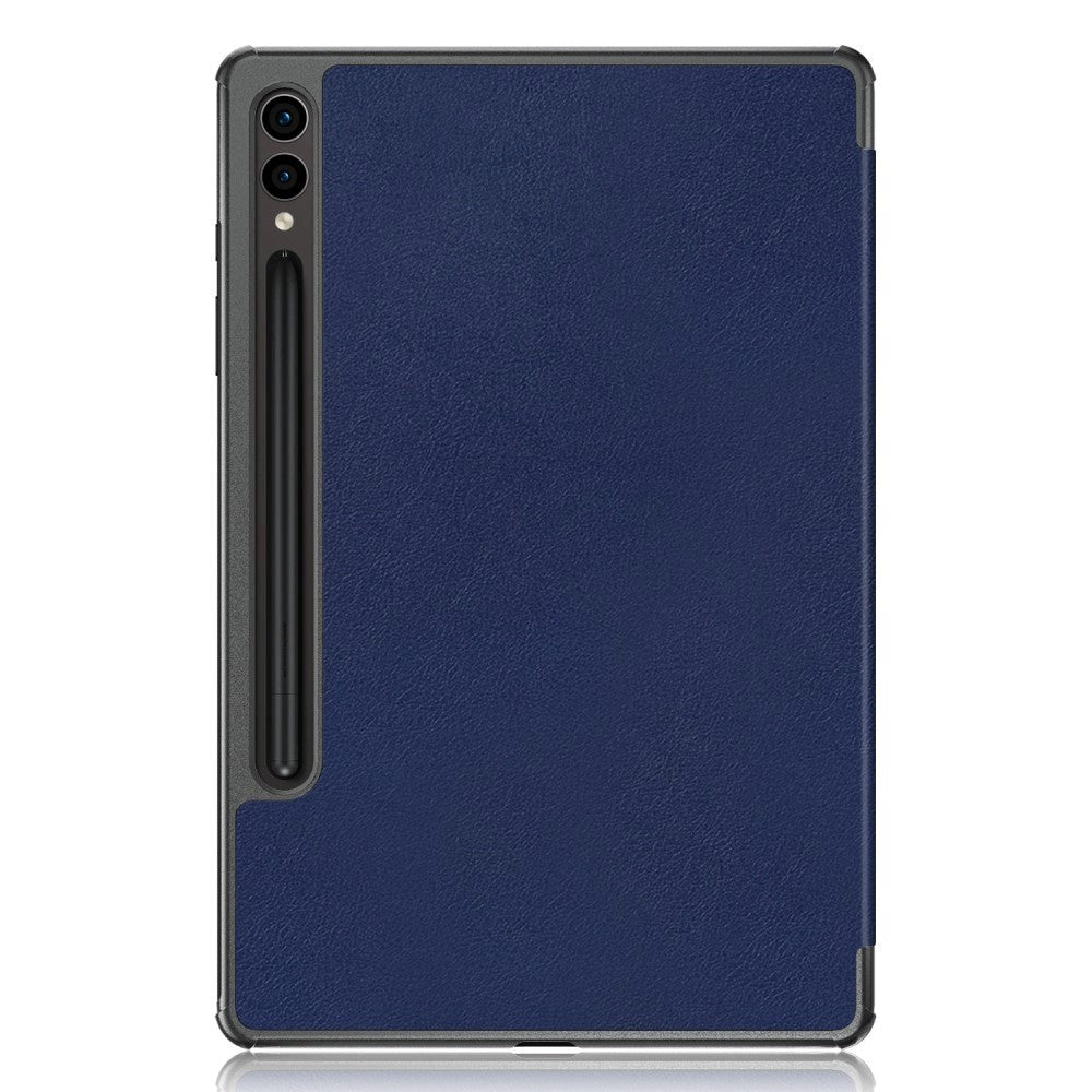 Samsung Galaxy Tab S9 FE+ (Plus) Tri-Fold Læder Cover m. Standerfunktion - Blå