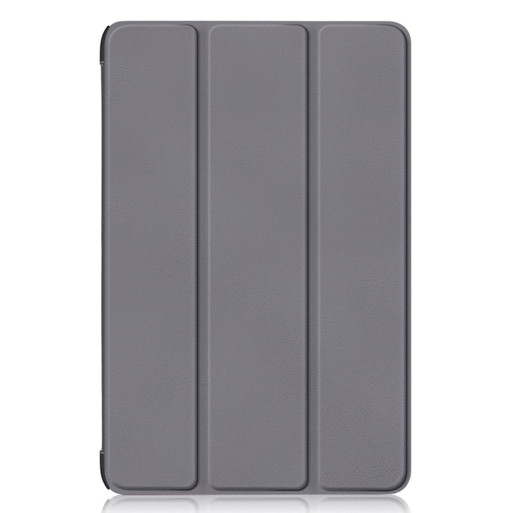 Samsung Galaxy Tab S9 FE+ (Plus) Tri-Fold Læder Cover m. Standerfunktion - Grå
