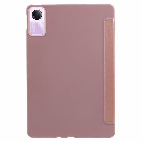 EIDERWOOD Xiaomi Redmi Pad SE Tri-Fold Kunstlæder Cover - Rose Gold