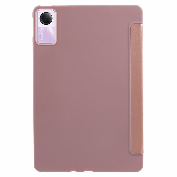 EIDERWOOD Xiaomi Redmi Pad SE Tri-Fold Kunstlæder Cover - Rose Gold