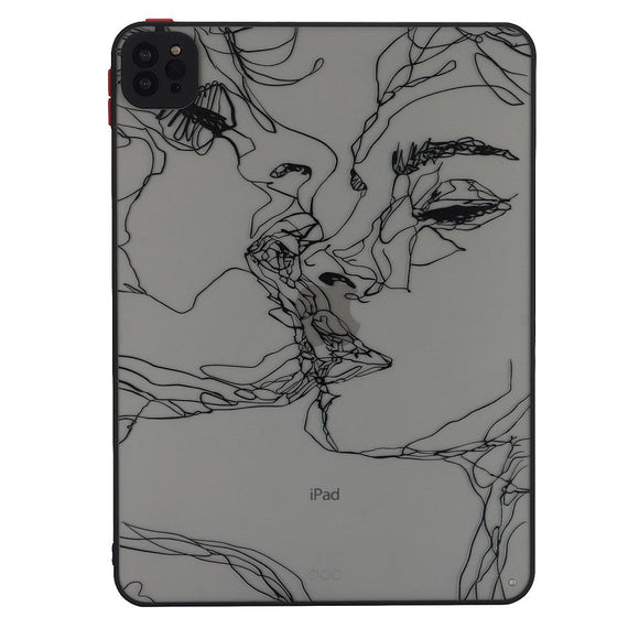 iPad Pro 11" (2022 / 2021 / 2020) Fleksibelt Plastik Cover - Mat Gennemsigtig / Ansigter