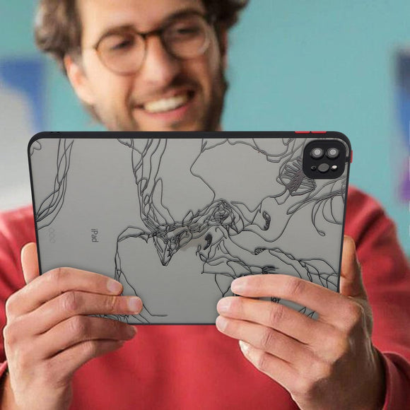 iPad Pro 11" (2022 / 2021 / 2020) Fleksibelt Plastik Cover - Mat Gennemsigtig / Ansigter