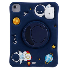 iPad Air (2022 / 2020) Børne Cover - Astronaut Cover m. Stander & Skulderstrop - Mørkeblå