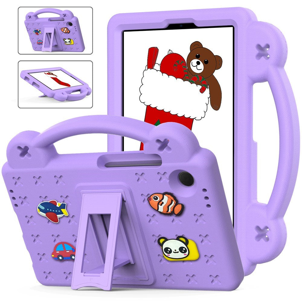EIDERWOOD Samsung Galaxy Tab A11 / A9 Børnecover m. Kickstand - Lilla