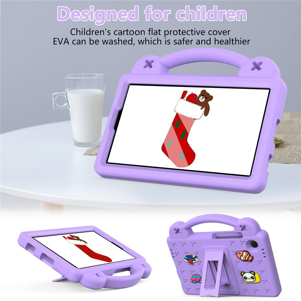 EIDERWOOD Samsung Galaxy Tab A11 / A9 Børnecover m. Kickstand - Lilla