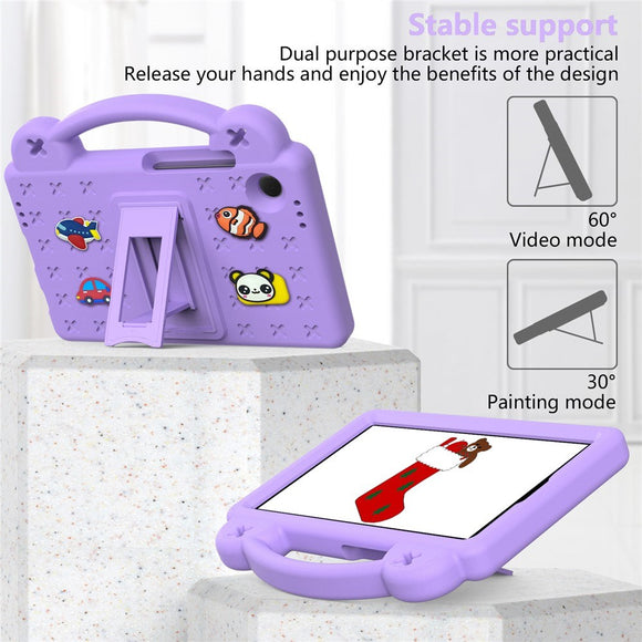 EIDERWOOD Samsung Galaxy Tab A11 / A9 Børnecover m. Kickstand - Lilla