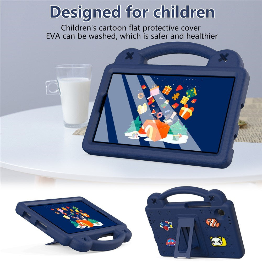 EIDERWOOD Samsung Galaxy Tab A11 / A9 Børnecover m. Kickstand - Mørkeblå