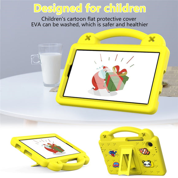 EIDERWOOD Samsung Galaxy Tab A11 / A9 Børnecover m. Kickstand - Gul