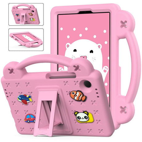 EIDERWOOD Samsung Galaxy Tab A11 / A9 Børnecover m. Kickstand - Lyserød