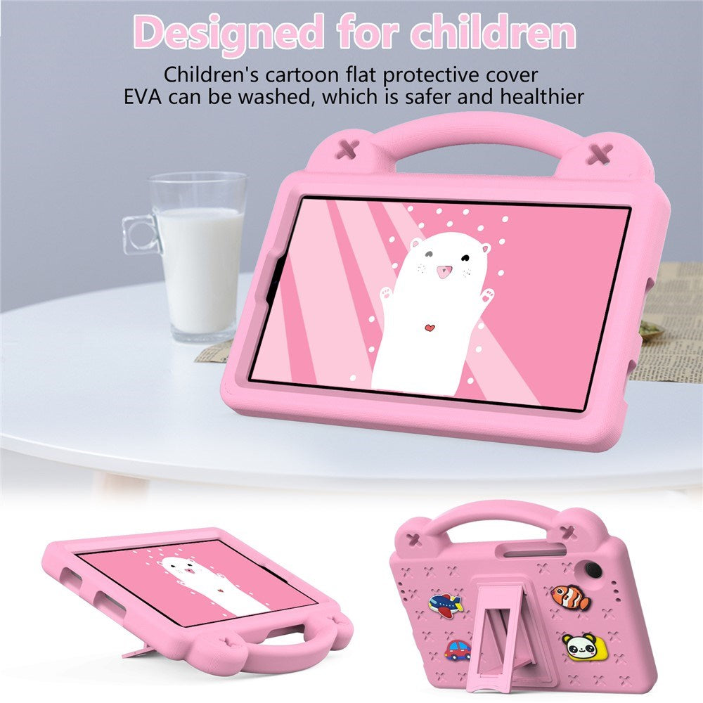 EIDERWOOD Samsung Galaxy Tab A11 / A9 Børnecover m. Kickstand - Lyserød