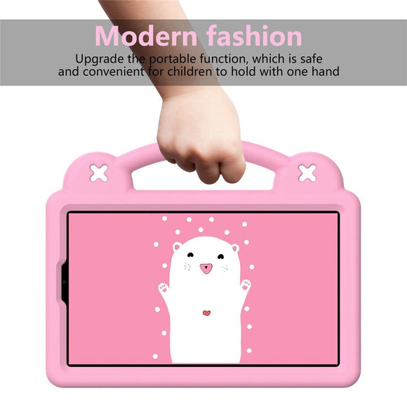 EIDERWOOD Samsung Galaxy Tab A11 / A9 Børnecover m. Kickstand - Lyserød