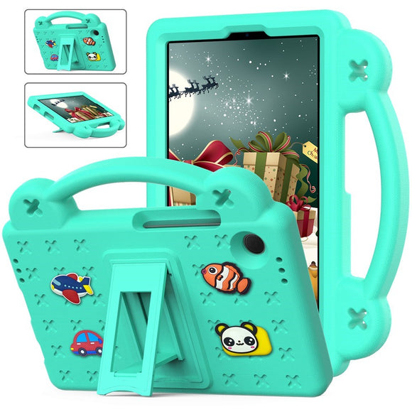 EIDERWOOD Samsung Galaxy Tab A11 / A9 Børnecover m. Kickstand - Grøn