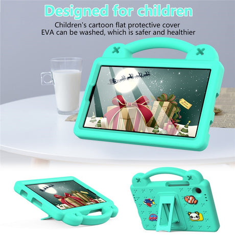 EIDERWOOD Samsung Galaxy Tab A11 / A9 Børnecover m. Kickstand - Grøn