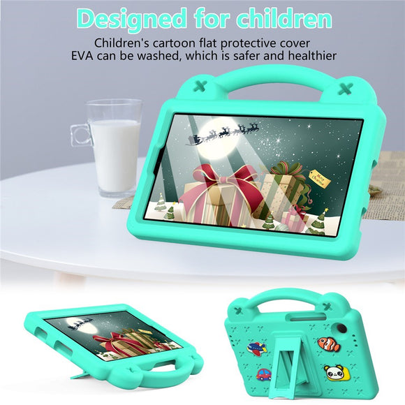 EIDERWOOD Samsung Galaxy Tab A11 / A9 Børnecover m. Kickstand - Grøn