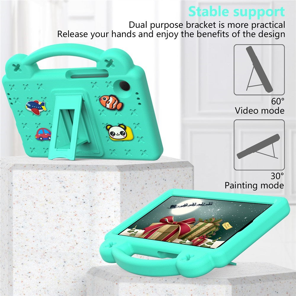 EIDERWOOD Samsung Galaxy Tab A11 / A9 Børnecover m. Kickstand - Grøn