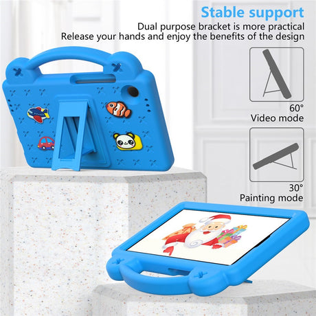 EIDERWOOD Samsung Galaxy Tab A11 / A9 Børnecover m. Kickstand - Blå