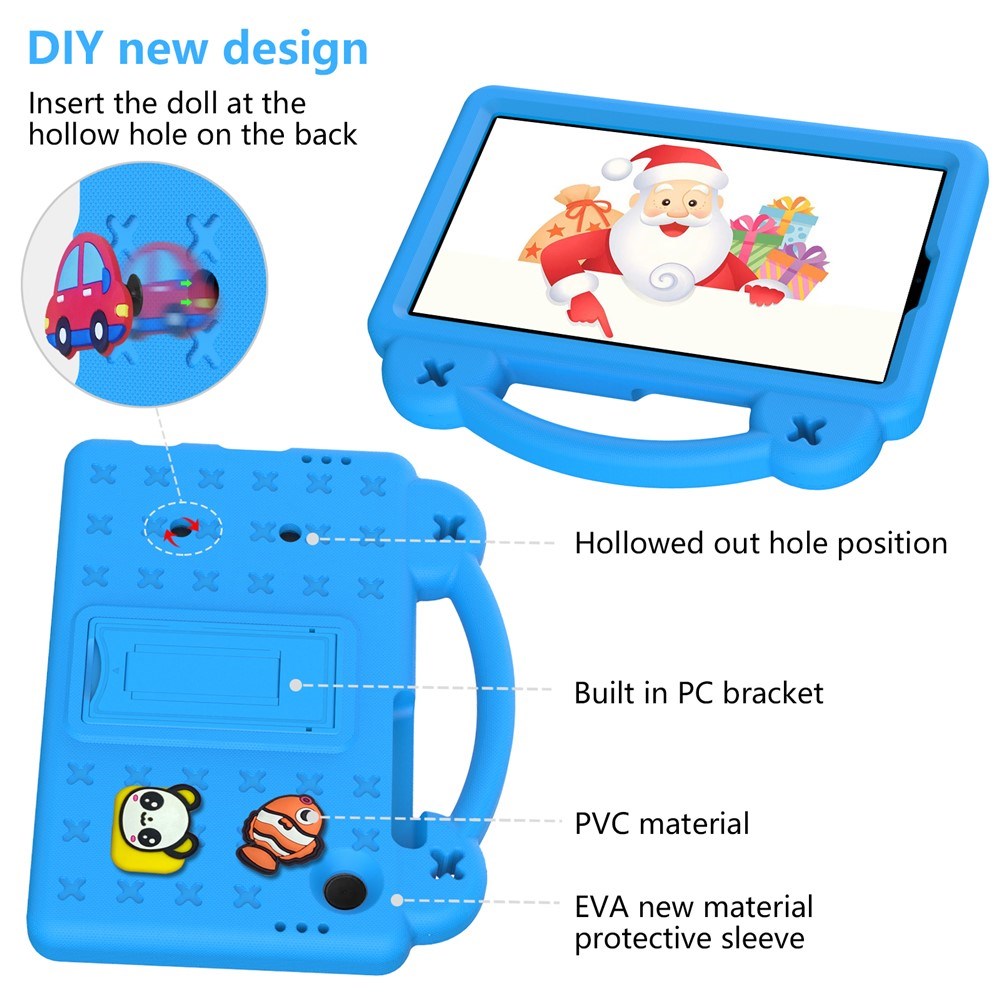 EIDERWOOD Samsung Galaxy Tab A11 / A9 Børnecover m. Kickstand - Blå