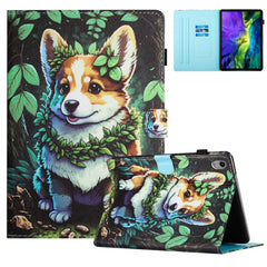 iPad 11" (2025) / iPad 10.9" (2024/2022) Læder Cover m. Ståfunktion & Kortholder - Corgi