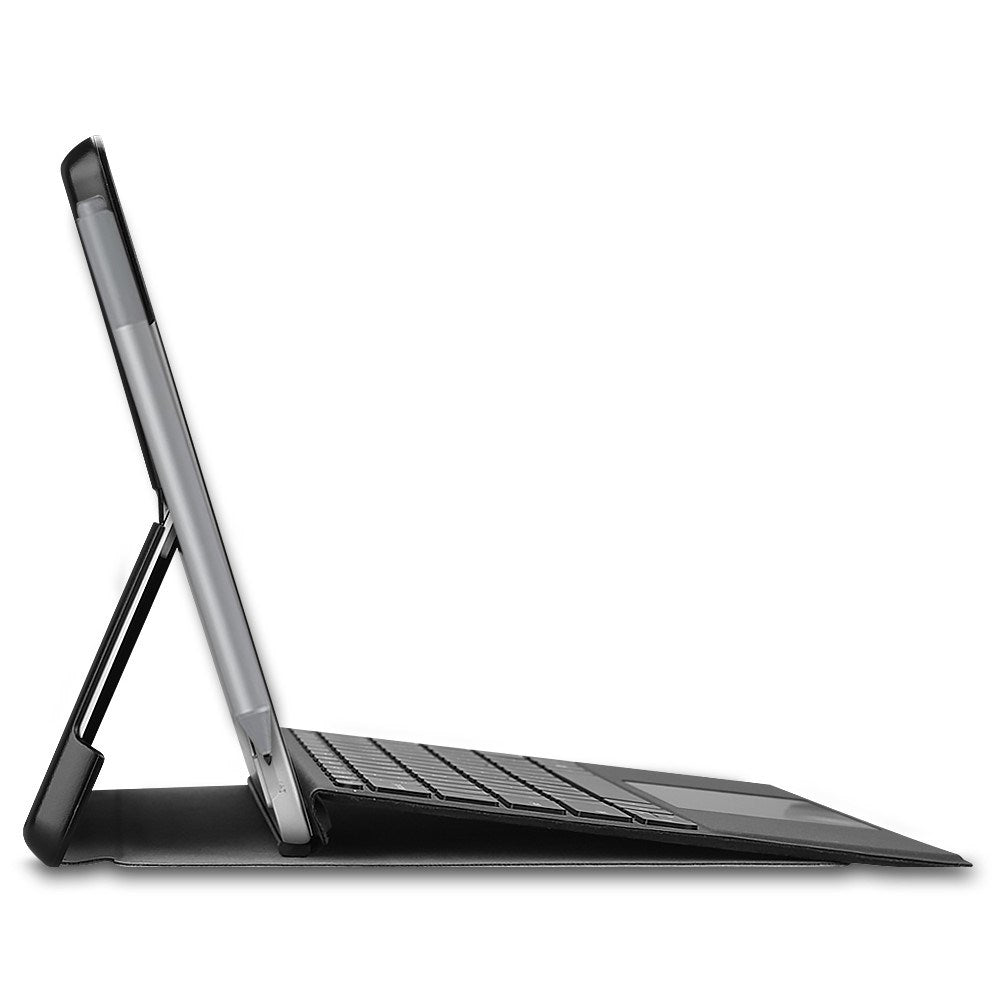 EIDERWOOD Microsoft Surface Go 4 Læder Cover m. Ståfunktion - "Don't Touch Me"