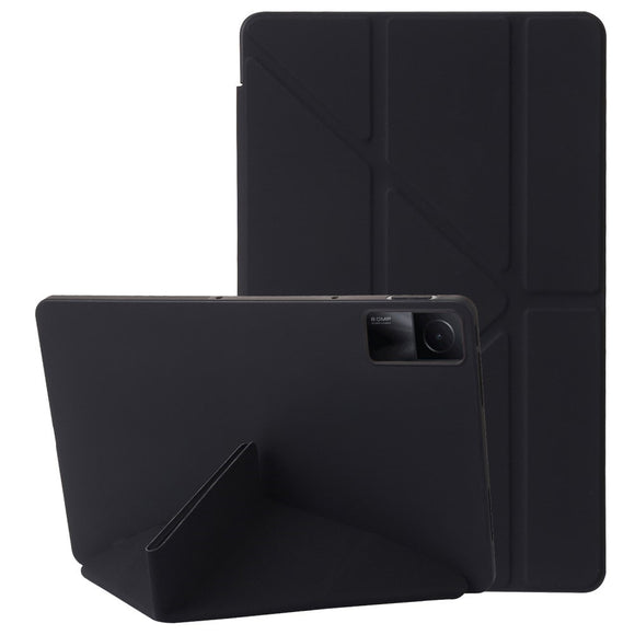 EIDERWOOD Xiaomi Redmi Pad SE Cover - Fleksibelt Origami Cover - Sort