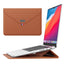 MacBook / Laptop Sleeve 13-14" (32 x 24 cm) m. Tri-fold Ståfunktion - Brun