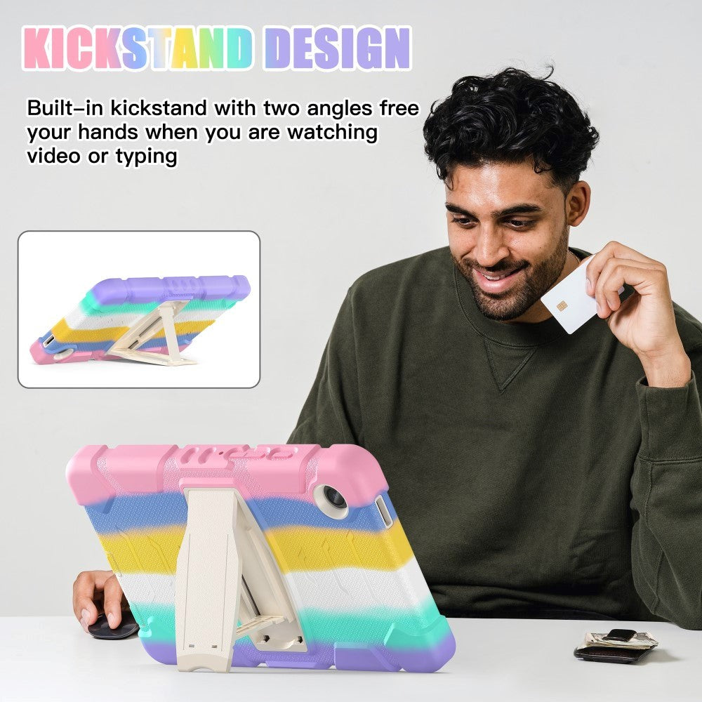 Samsung Galaxy Tab A9 Håndværker Cover m. Kickstand - Multi