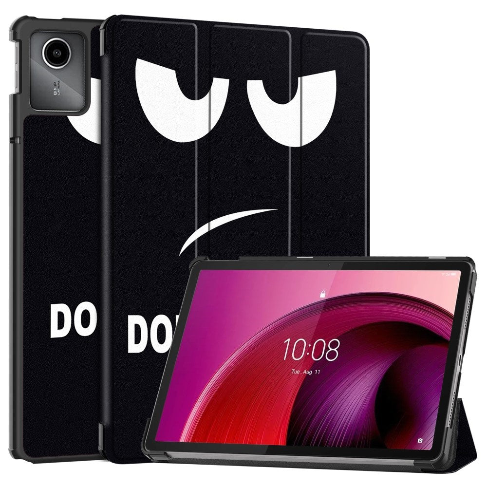 EIDERWOOD Lenovo Tab M11 Tri-Fold Kunstlæder Cover m. Vågeblus Funktion - "Don't Touch Me"
