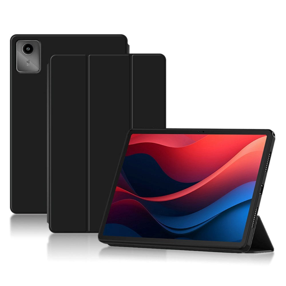 Lenovo Tab M11 Tri-Fold Læder Cover - Sort