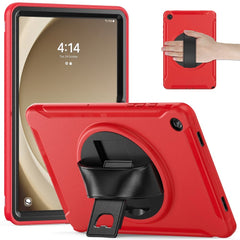 Samsung Galaxy Tab A9+ (Plus) Håndværker Cover m. Håndholder & Kickstand - Rød
