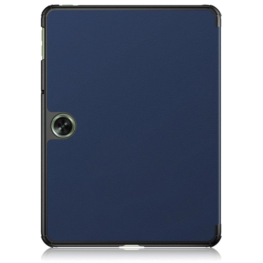 OnePlus Pad Go Tri-Fold Læder Cover - Blå
