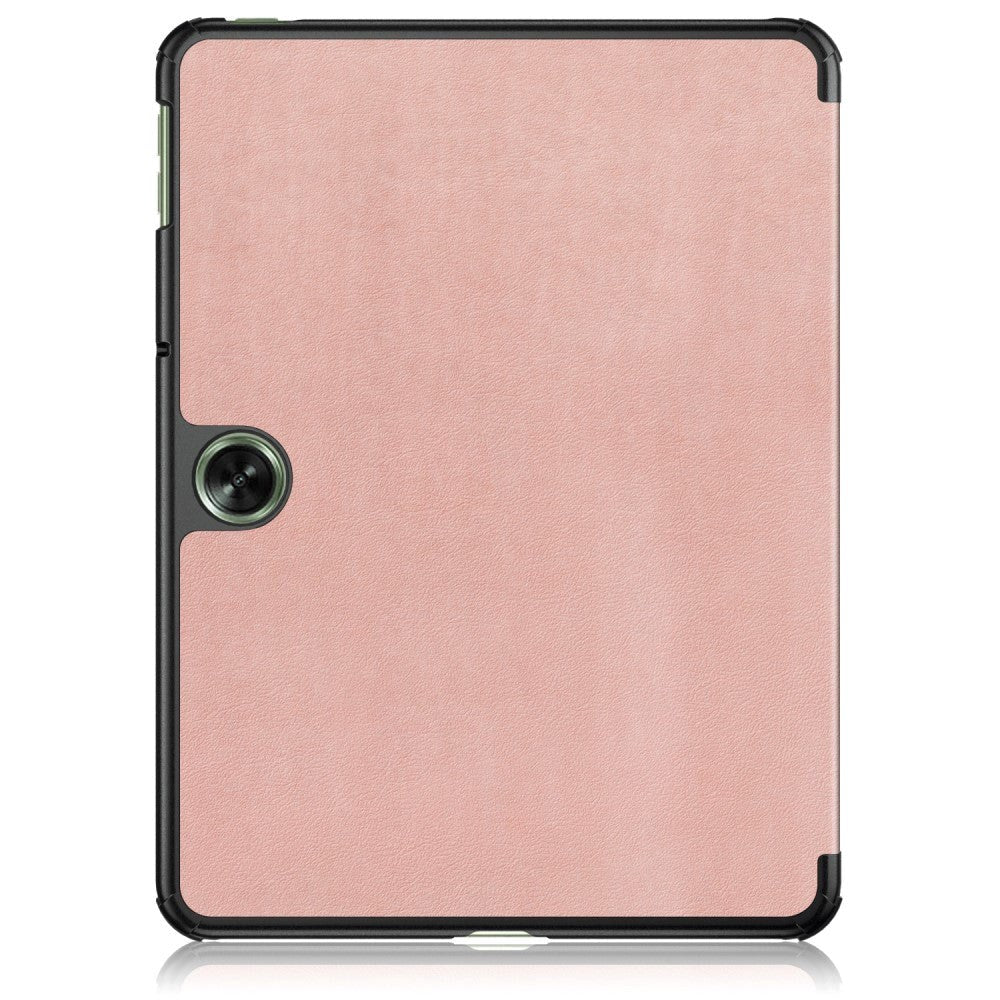 OnePlus Pad Go Tri-Fold Læder Cover - Rose Gold