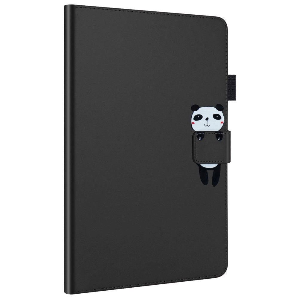 iPad Pro 11" ( 2022 / 2021 / 2020) Læder Cover m. Dyremotiv - Sort