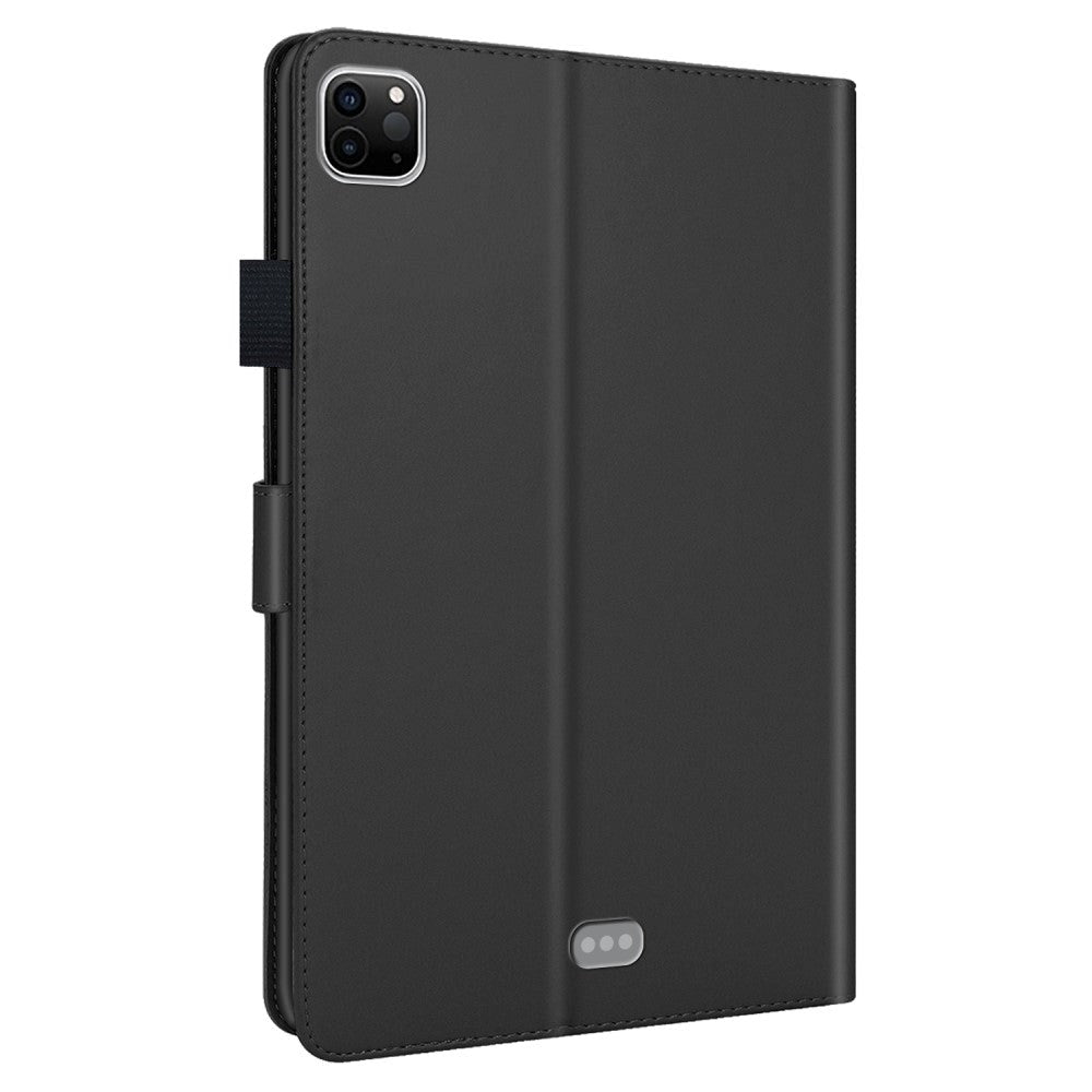 iPad Pro 11" ( 2022 / 2021 / 2020) Læder Cover m. Dyremotiv - Sort