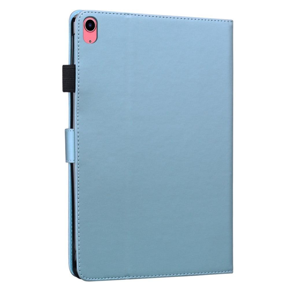 iPad 11" (2025) / iPad 10.9" (2024/2022) Læder Cover m. Dyremotiv - Blå