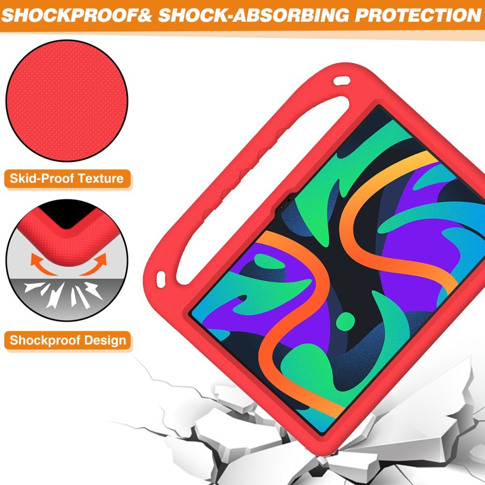 Lenovo Tab M11 Børne Cover m. Håndtag - Rød