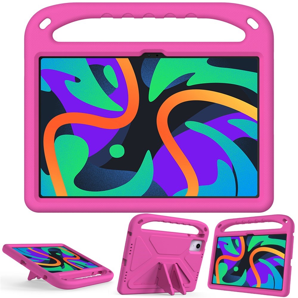 Lenovo Tab M11 Børne Cover m. Håndtag - Lyserød