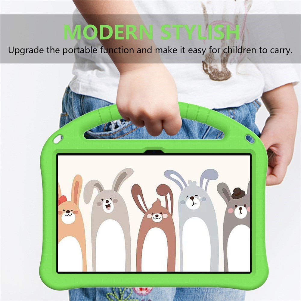 TCL Tab 10 Gen2 EIDERWOOD Børne Cover m. Håndtag & Ståfunktion - Grøn
