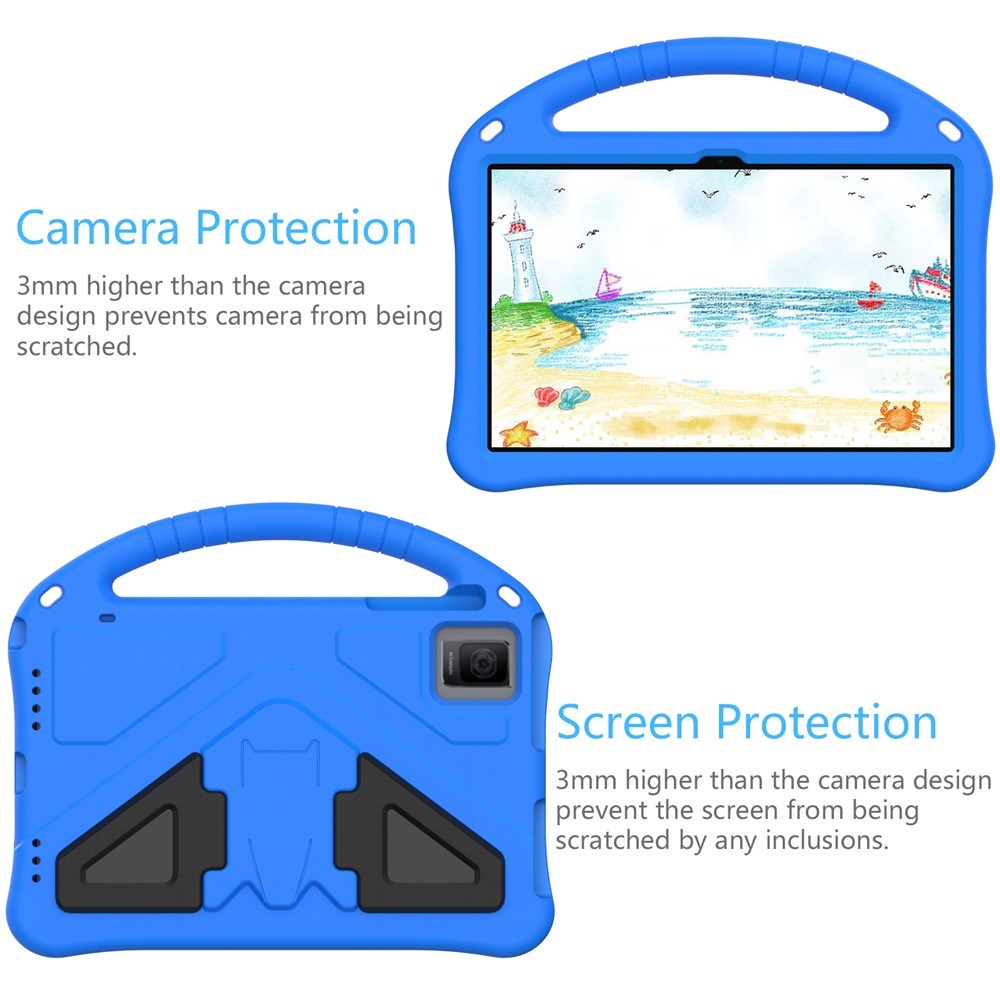 TCL Tab 10 Gen2 EIDERWOOD Børne Cover m. Håndtag & Ståfunktion - Blå