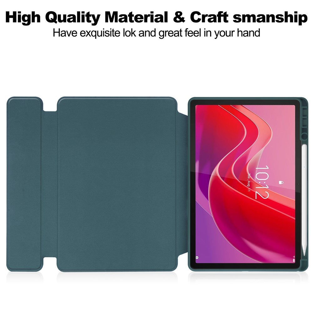 Lenovo Idea Tab 11" / Tab M11 EIDERWOOD Tablet Flipcover m. Stylus Pen Holder - Grøn