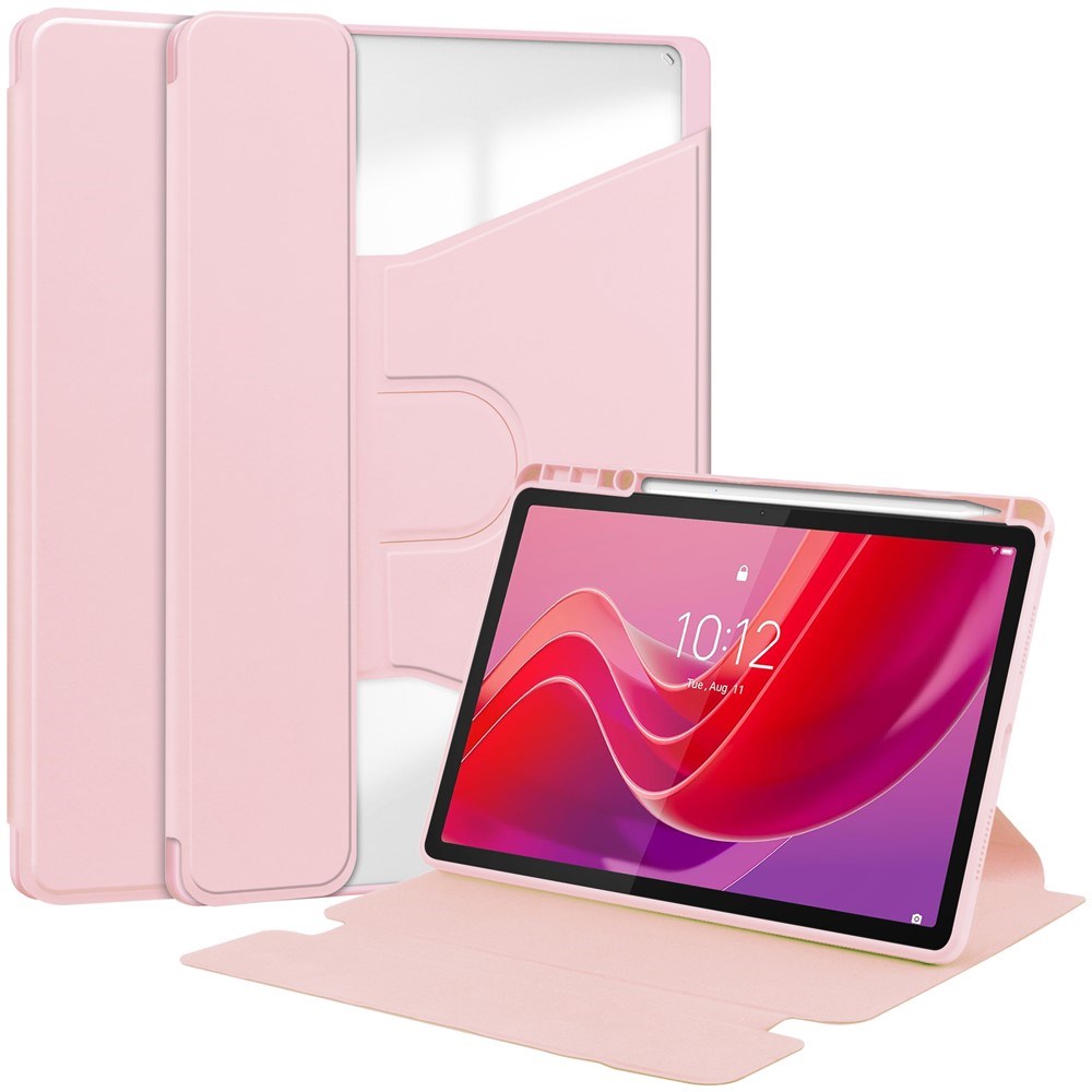 Lenovo Idea Tab 11" / Tab M11 EIDERWOOD Tablet Flipcover m. Stylus Pen Holder - Lyserød