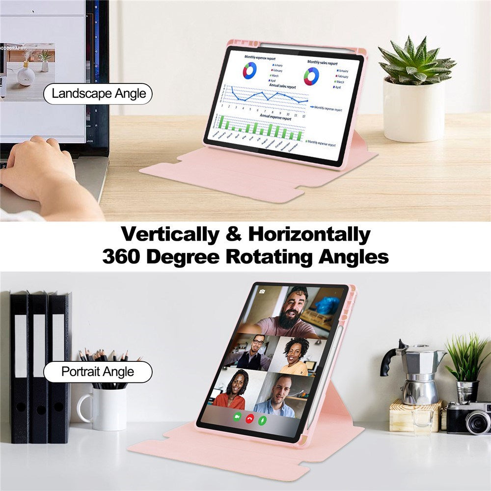Lenovo Idea Tab 11" / Tab M11 EIDERWOOD Tablet Flipcover m. Stylus Pen Holder - Lyserød