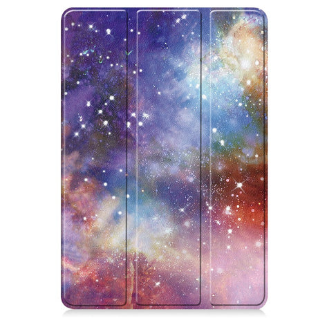 EIDERWOOD Xiaomi Pad 6S Pro Tri-Fold Kunstlæder Cover m. Vågeblus Funktion - Galakse
