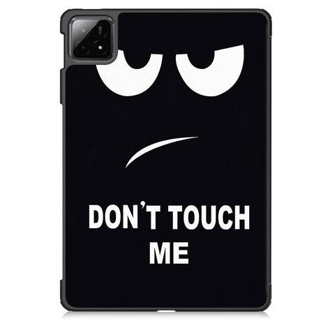 EIDERWOOD Xiaomi Pad 6S Pro Tri-Fold Kunstlæder Cover m. Vågeblus Funktion - "Don't Touch Me"