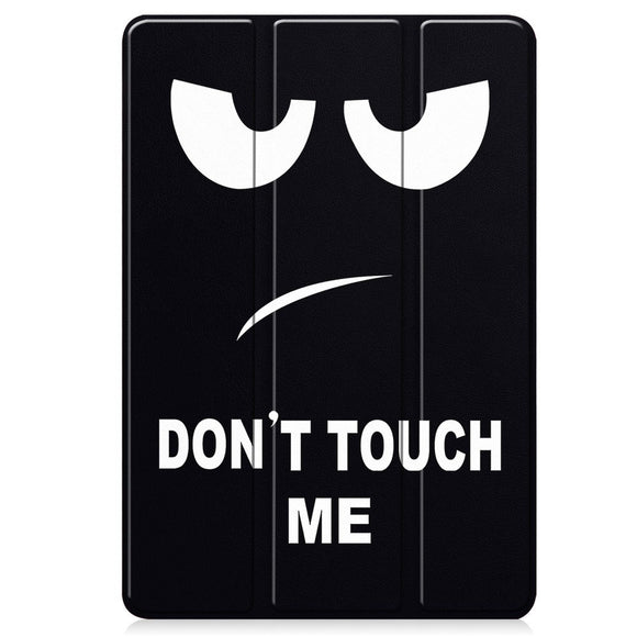 EIDERWOOD Xiaomi Pad 6S Pro Tri-Fold Kunstlæder Cover m. Vågeblus Funktion - "Don't Touch Me"