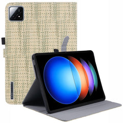 EIDERWOOD Xiaomi Pad 6S Pro Stofbetrukket Læder Cover m. Ståfunktion - Grøn