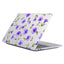 Macbook Pro 14 M5/M4/M3/M2/M1 (2025-2021) Hårdt Plastik Cover - Lilla Blomster